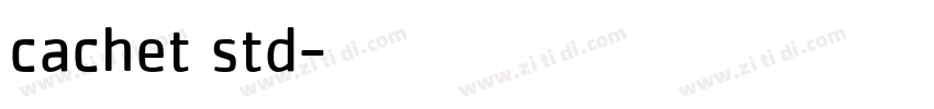 cachet std字体转换